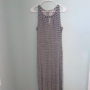BANANA REPUBLIC FACTORY Black and White Maxi Dress